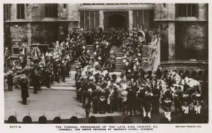 Mourner Prints: Funeral procession of King Edward VII, Windsor
