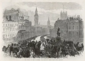 Hearse Prints: The Funeral Procession of Lord Palmerston, 1865
