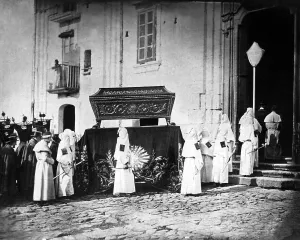 Neapolitan Prints: Funeral procession, Naples, Italy