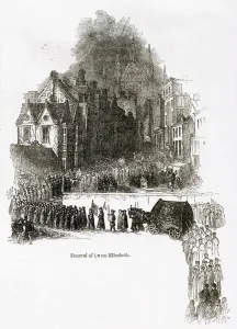 Processions Prints: Funeral procession of Queen Elizabeth I