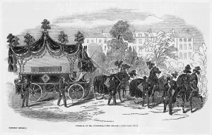 Funerals Prints: Funerals Connell Death Daniel 1847 Hearse History