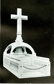 Osborne Prints: Funerary Monument - Grave with Cross