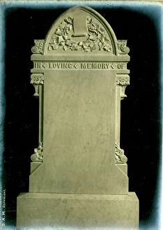 Memory Collection: Funerary Monument - Headstone, In Loving Memory