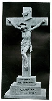 Images Dated 6th September 2017: Funerary Monument - Jesus on Cross