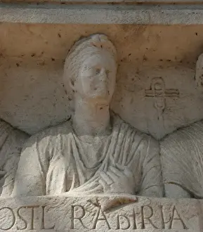 Deceased Prints: Funerary monument. Tomb of Rabiri. Relief of priestess of I