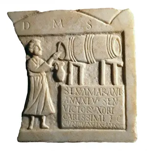 M X9ca9 Da Prints: Funerary Stele of the Landlady Sentia Amaranis