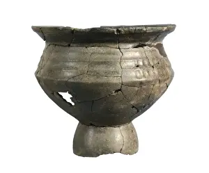 Urns Prints: Funerary urns. Iron Age. Ceramics. SPAIN. Burgos