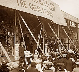 Funfair Prints: Funfair side show