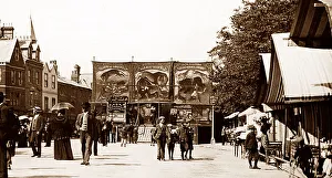 A funfair or circus menagerie, Victorian period