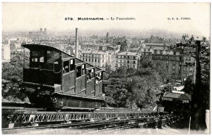 Sightseers Gallery: Funicular, Montmartre, Paris, France
