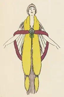 Fur-Trimmed Cape 1913