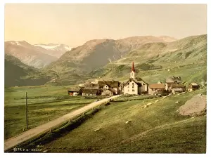 Furka Pass, Realp, general view, Bernese Oberland, Switzerla