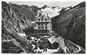 Alpine Prints: Furkastrasse - Hotel Belvedere
