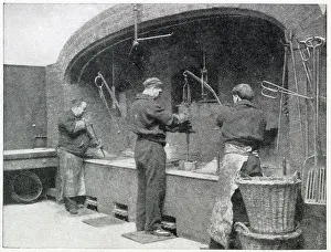 Coinage Prints: Before the furnace in the melting room