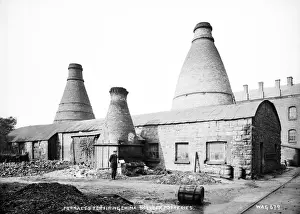 Belleek Prints: Furnaces for Firing China, Belleek Potteries