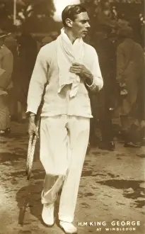 Doubles Prints: Future King George VI at Wimbledon