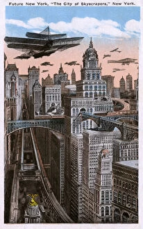 Visions Collection: Future New York - The City of Skyscrapers