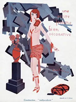 Futurism Prints: A FUTURIST GIRL