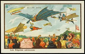 Array Prints: Futuristic aerial regatta