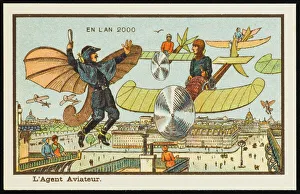Airway Gallery: Futuristic airborne traffic policeman