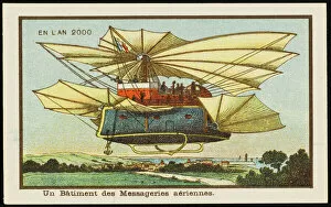 Postal Collection: Futuristic airmail airship