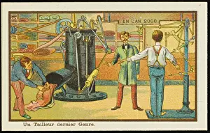 Futuristic automated tailoring establishment