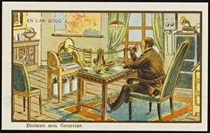 Dictates Prints: Futuristic dictation machine
