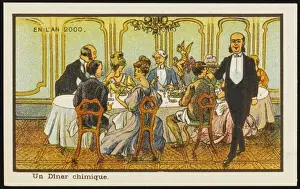 Futuristic dinner party