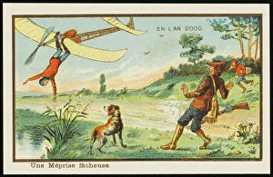 Futuristic hunting accident