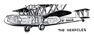 Airliner Prints: G-aXC Heracales, a Handley Page H. P. 45 biplane airliner
