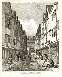 Dwarf Gallery: Gabled houses from the Interregnum (1650s)