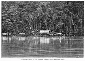 Lambarene Prints: Gabon Lambarene