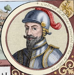 Rojas Collection: Gabriel de Rojas Cordova (c. 1480-1549). Spanish conqueror. C