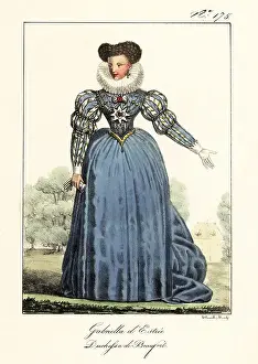Adviser Prints: Gabrielle d'Estrées, mistress, confidante and adviser of Henry