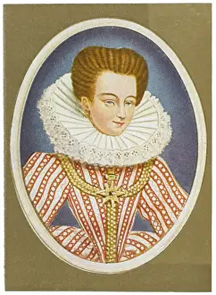 1573 Prints: Gabrielle Estrees