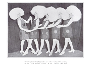 Images Dated 12th May 2016: The Gaby Doll scene from the New Cabaret Follies show