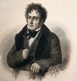 GAILLARD, Ren頨1719-1790). Portrait of Chateaubriand