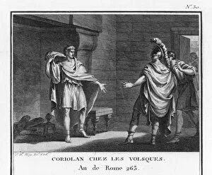 Coriolanus Collection: Gaius Marcius Coriolanus offering his services to the Volsci