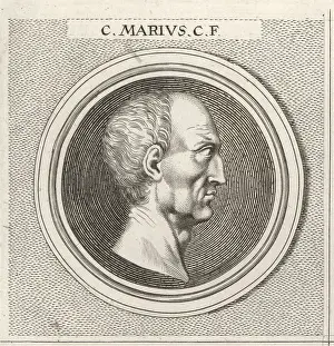 Consul Prints: Gaius Marius, Roman general and politican, c.157-86 BC