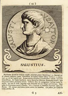 Gods And Heroes Prints: Gaius Sallustius Crispus, Roman historian and politician