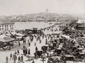 Bosphorous Prints: Galata Bridge Bosphorous, Istanbul Turkey