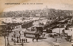 Galata Collection: Galata Bridge, Constantinople (Istanbul)