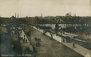 Galata Bridge, Constantinople, Turkey