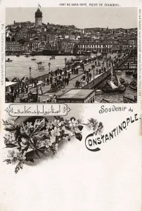 Galata Prints: Galata Bridge and Galata Tower, Istanbul, Turkey