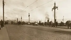 Galata Bridge - old view - Constantinople