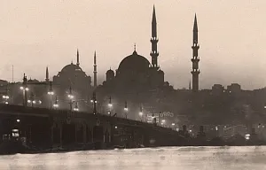 Ayasofya Prints: Galata Bridge, Yeni Cami, Ayasofya from the Golden Horn