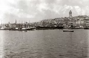 Galata Collection: Galata Tower, Constantinople, Istanbul, Turkey, circa 1890