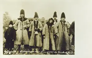 Galicia - Ukraine - local types in thick coats