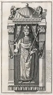 Child Birth Prints: Galla Placidia, Empress