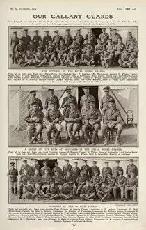 Images Dated 10th January 2017: Our Gallant Guards featured in The Tatler, December 1914